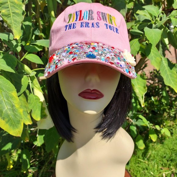 Pink Swarovski Crystal Taylor Swift Bling Hat main image 6